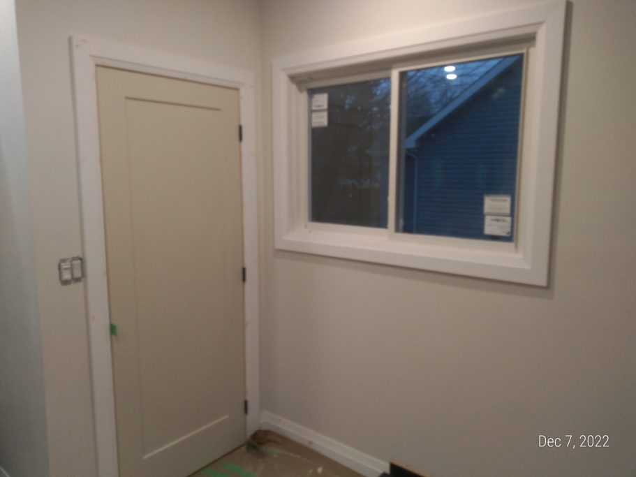 Finish Carpentry- Single Door and Casings