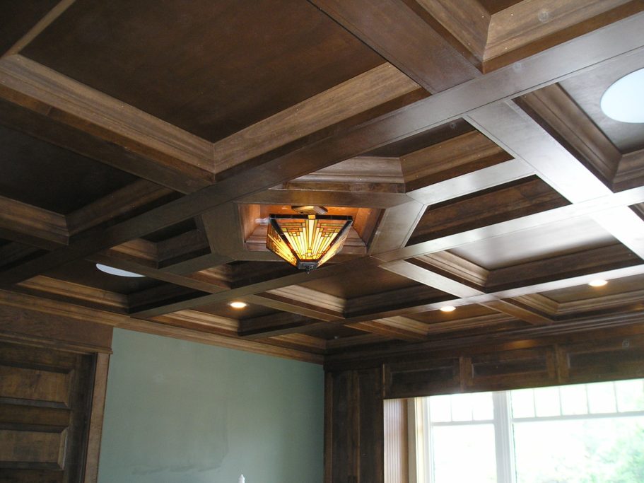 Finish Carpentry-Coffered Ceiling