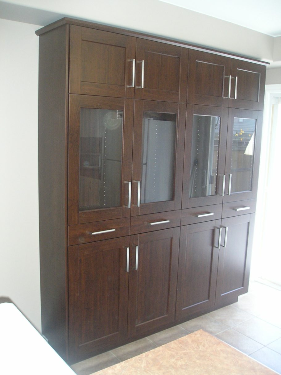 IKEA-Wall Unit Using Kitchen Cabinets